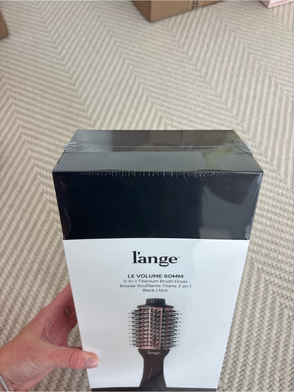 Lange Hot Air Styling Brush in Black and Rose Gold - Picture 3 of 3